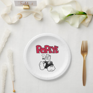 Popeye Paper-Bord Papieren Bordje