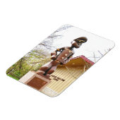 Popeye-standbeeld, Segar Memorial Park, Chester IL Magneet (Linkerzijde)