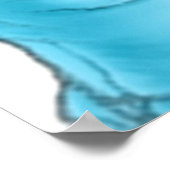 Popeye the Sailor classic navy blue Poster (Hoek)