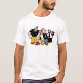 Popeye the sailor man and family t-shirt (Voorkant)