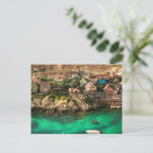 Popeye Village, Malta; Briefkaart (Staand voorkant)