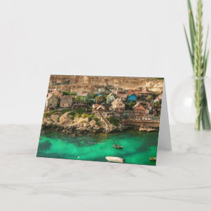 Popeye Village, Malta; Kaart