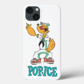 Popeye Vintage 1990 Parodie iPhone 13 Hoesje