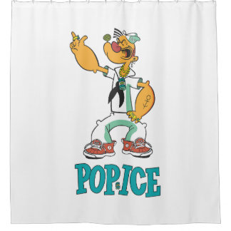 Popeye Vintage 1990 Parodie Douchegordijn
