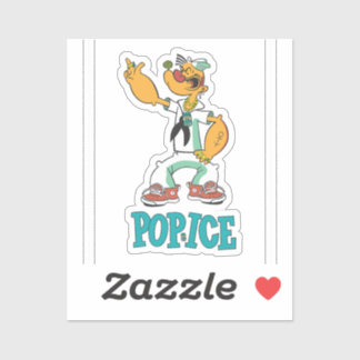 Popeye Vintage 1990 Parodie Sticker
