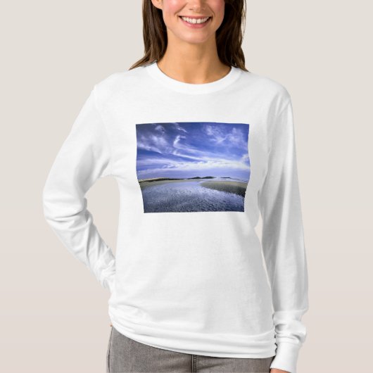 POPHAM BEACH STATE PARK, MAINE. VS. Cirrus T-shirt (Voorkant)