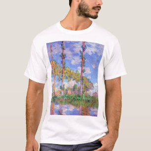 Poplars in de zon, Monet T-shirt