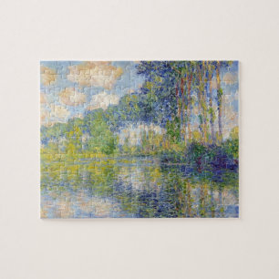 Poplars op de Epte (door Claude Monet) Legpuzzel