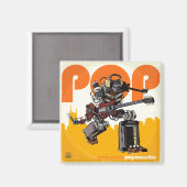 POPMONSTER ALBUM MAGNET MAGNEET (Voorkant / Achterkant)