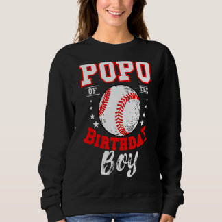 Popo the Birthday Boy Baseball Theme Bday Celeb Trui