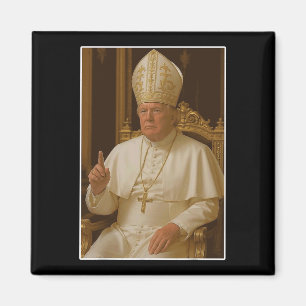 Popo Trump Vaticaanse Kerk Paus Trump Funny Christ Magneet