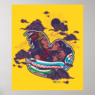 Popocatepetl y Iztaccihuatl-Poster Poster