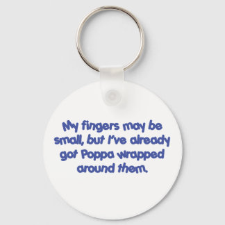 Poppa's verpakt (blauw) sleutelhanger