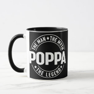 Poppa de Man de mythe de Legende Vaderdag Mok