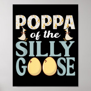 Poppa Goose op de losse grappige verjaardag matchi Poster