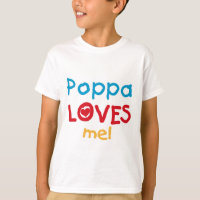 Poppa m'aime T-shirts et cadeaux