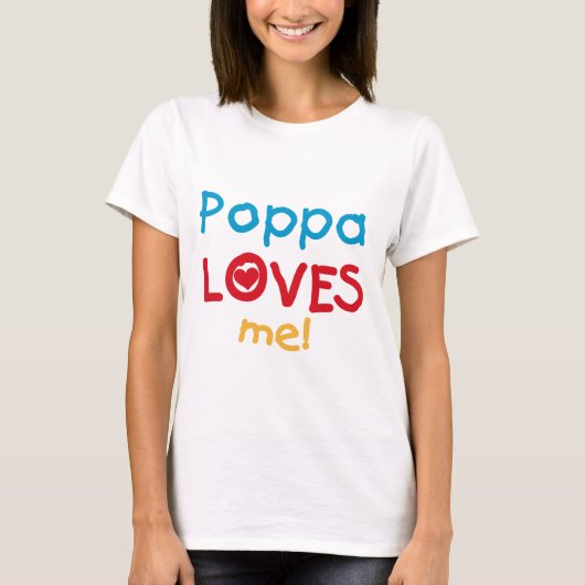 Poppa m'aime T-shirts et cadeaux (Devant)