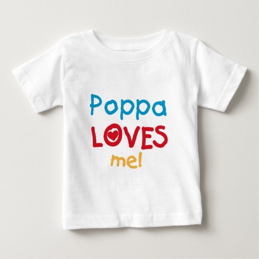 Poppa m'aime T-shirts et cadeaux (Devant)