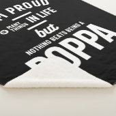 Poppa - prouwe van veel dingen in het leven sherpa deken (3/4)