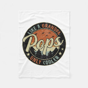 Poppen als een opa alleen koel Retro Fath Fleece Deken