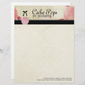 Poppen Bakery Letterhead Custom Briefhoofd (Voorkant / Achterkant)