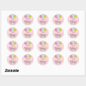Poppen Bakkerij Doos Verzegeling Ronde Sticker (Vel)