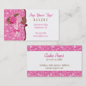 Poppen bakkerij: Visitekaartje (Voorkant / Achterkant)