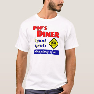 Poppen Diner Keuken Kunst T-shirt