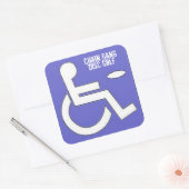 Poppen Handicap Sticker (Envelop)