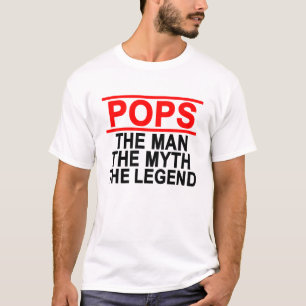 POPPEN HET MAN DE MYTH DE LEGEND T-SHIRT