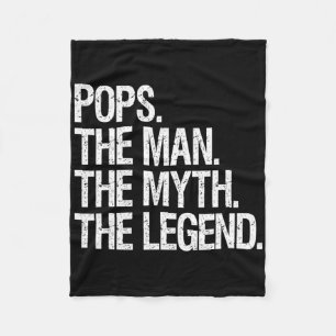 Poppen Het Man De mythe De legende Funny Fathers G Fleece Deken