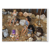 Poppen in de prehistorie. foto afdruk (Voorkant)