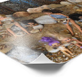 Poppen in de prehistorie. foto afdruk (Hoek)