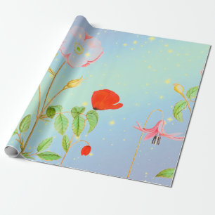 POPPEN IN EEN STARRY TWILIGHT Wrapping Paper Cadeaupapier