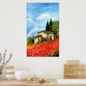 POPPEN IN TUSCANY POSTER (Keuken)