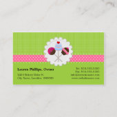 Poppen met trilling-groen visitekaartje (Achterkant)