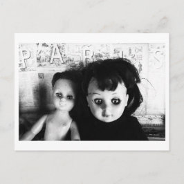 Poppen Portret - Doll zusters Briefkaart