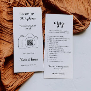 Poppen Telefoons Ik Zie Ik Zie Bruiloft Spelkaart Menu