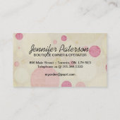 Poppen Visitekaartjes (Achterkant)