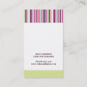 Poppen Visitekaartjes (Achterkant)