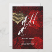 POPPEN ZOMBIE BRUID VERLOVINGSFEESTJE HALLOWEEN KAART (Achterkant)