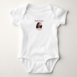Poppengezicht T-shirt baby bodysuit