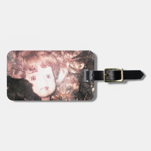 poppenhoofd bagagelabel (Voorkant horizontaal)