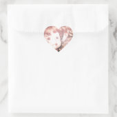 poppenhoofd hart sticker (Tas)