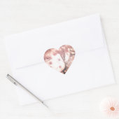 poppenhoofd hart sticker (Envelop)