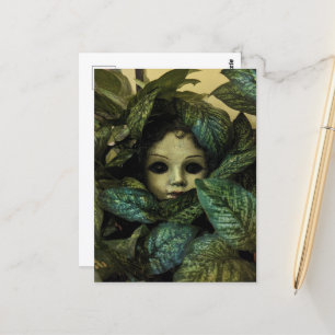 Poppenhoofd in Planten Briefkaart