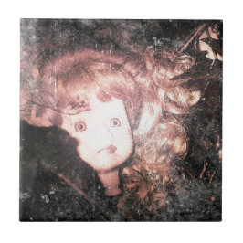 poppenhoofd tegeltje