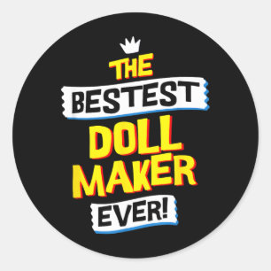 Poppenmaker Baan Beroep Grappige Sarcastische Quot Ronde Sticker