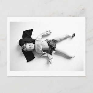 Poppenportret - Gebroken pop Briefkaart