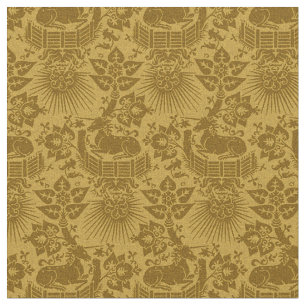 Poppenschaal Renaissance Eenhoorn Tuin, Amber Stof